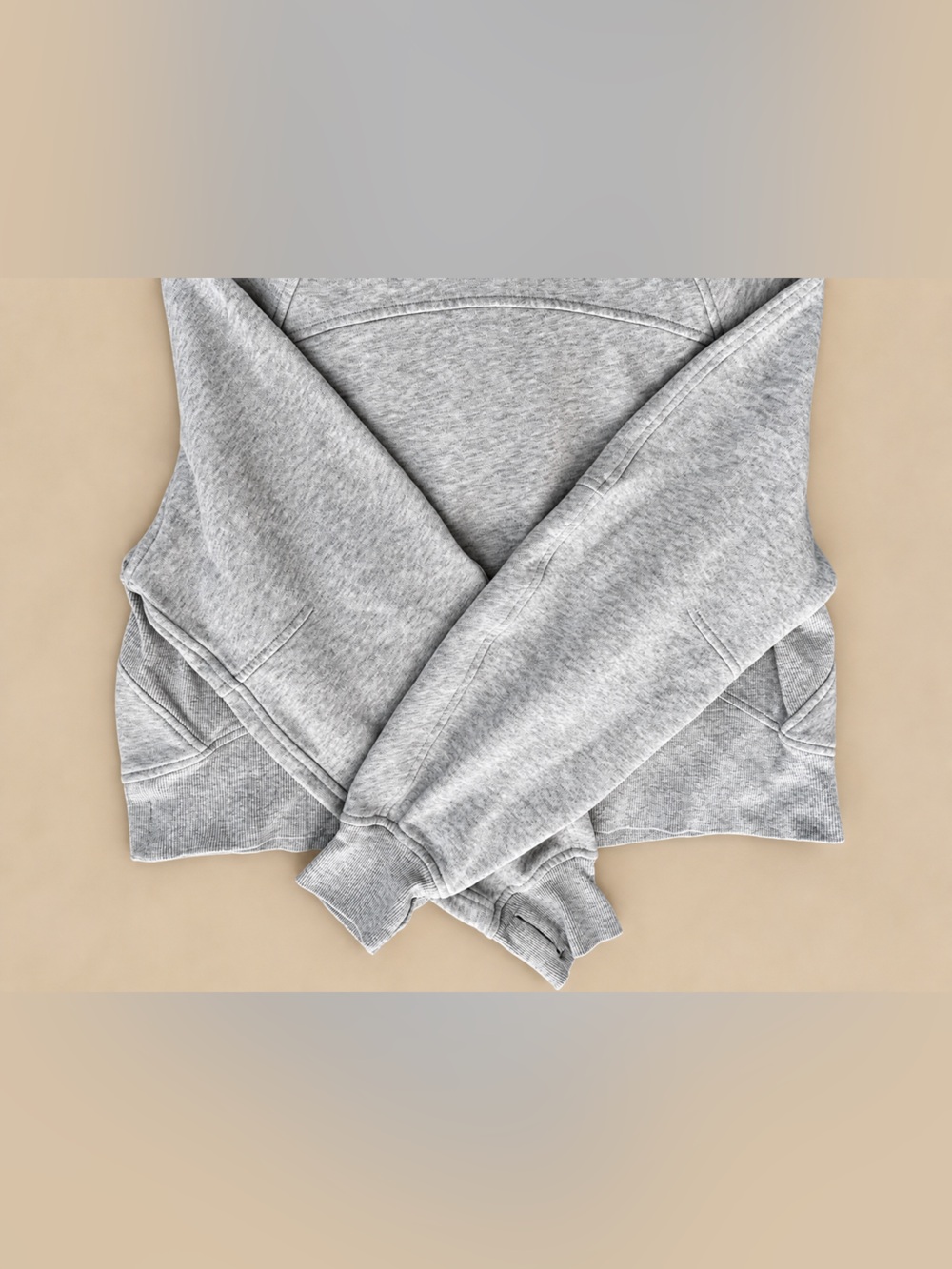 Lululemon Scuba Oversized Half Zip Hoodie Heathered Gray M/L - Picture 6 of 9